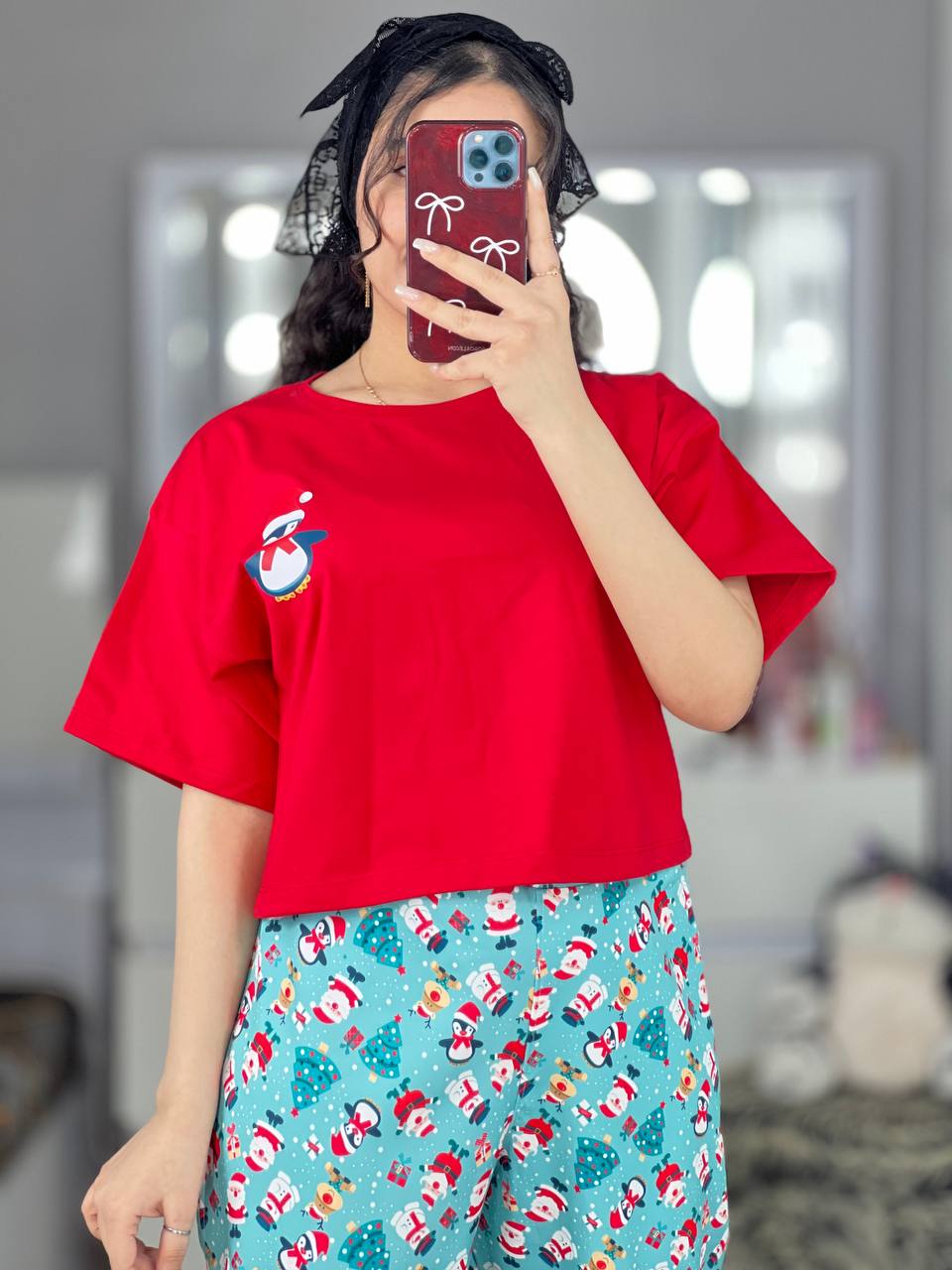 کراپ شلوار عروسکی کد ۱۲۶۵۶